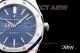 Perfect Replica Audemars Piguet Royal Oak Watch Review - Blue Dial Full Steel Band (5)_th.jpg